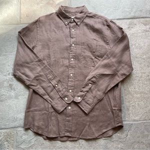 Club Monaco Linen Slim Fit LG Shirt